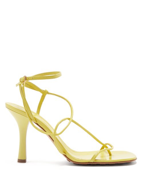 Bottega veneta deals gold sandals