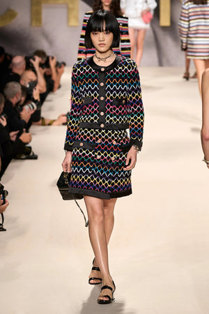 Chanel Double Breasted Tweed Mini Skirt - Spring 2022 Collection