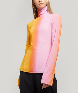 ELLERY Brut High Neck Stretch-Jersey Top