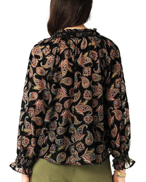 Ba&sh Ruiz Paisley Blouse