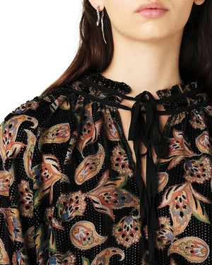 Ba&sh Ruiz Paisley Blouse