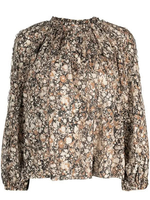 Ulla Johnson Edith Marble Printed Blouse