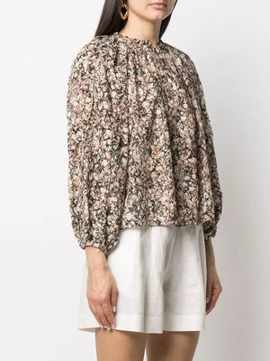 Ulla Johnson Edith Marble Printed Blouse
