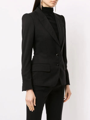 Tom Ford Single Breasted Fitted Wool Blazer