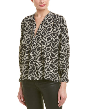 Isabel Marant Silk-Blend Printed Blouse