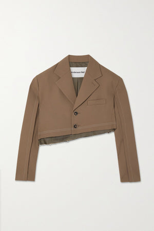 Andersson Bell 'Saatchi' Two-Tone Asymmetric Cropped Jacket
