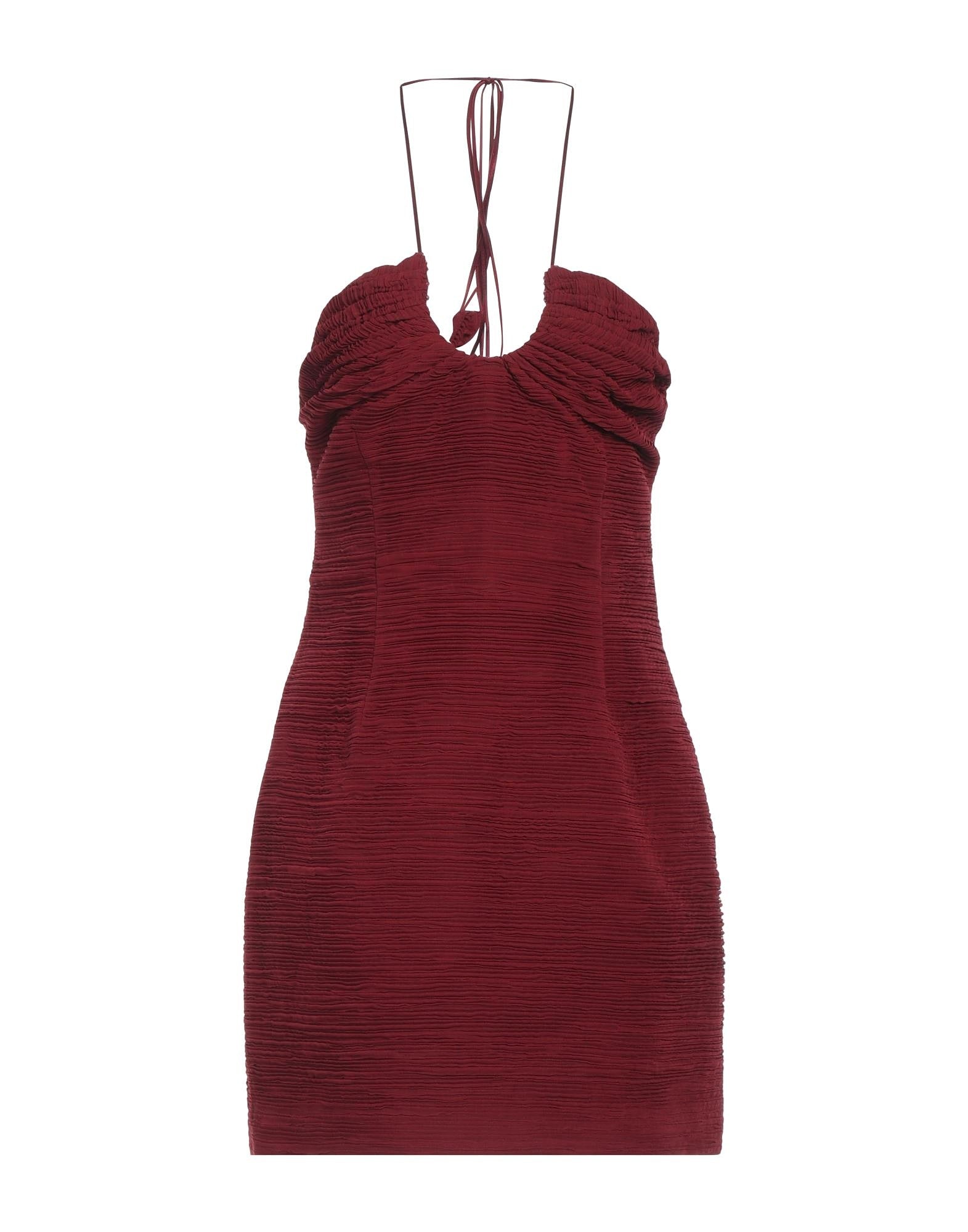 Magda Butrym Ruched Halter Neck Silk Mini Dress - Closet Upgrade Magda Butrym Ruched Halter Neck Silk Mini Dress - Closet Upgrade