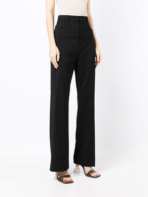 Jacquemus Le Splash Sauge Flared Wool-Blend Trousers