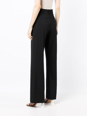 Jacquemus Le Splash Sauge Flared Wool-Blend Trousers