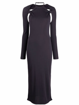 Jacquemus Nodi Cutout Jersey Maxi Dress