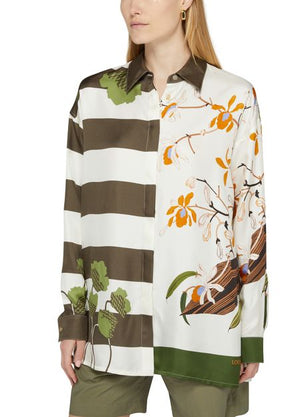 LOEWE + Paula's Ibiza Printed Silk Twill Shirt