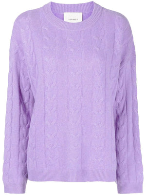 Lisa Yang 'The Vilma' Cable Knit Cashmere Sweater