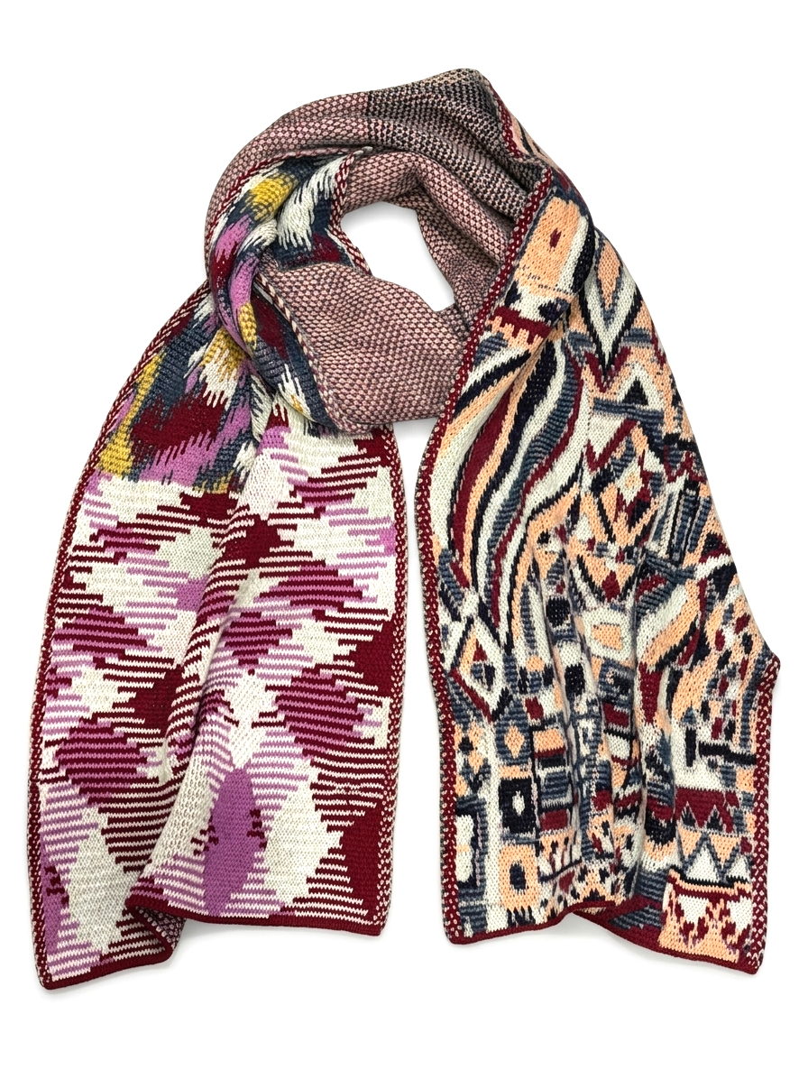 Missoni Multi Pattern Knitted Scarf