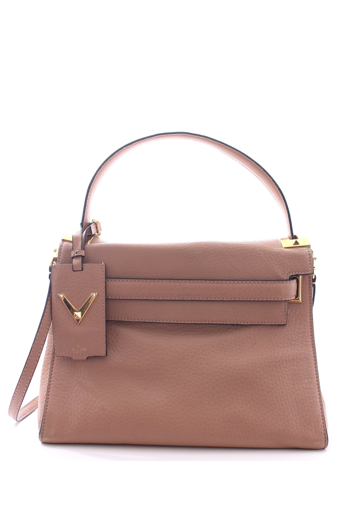 Valentino My Rockstud Leather Tote Bag