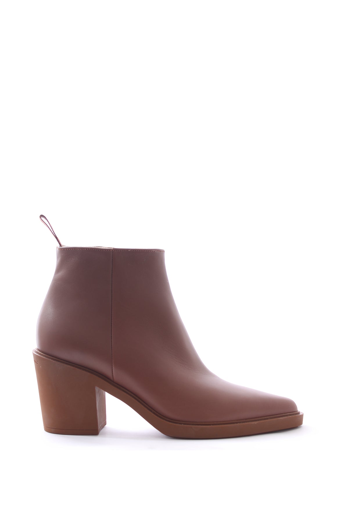 Gianvito Rossi Western Leather Ankle Boots
