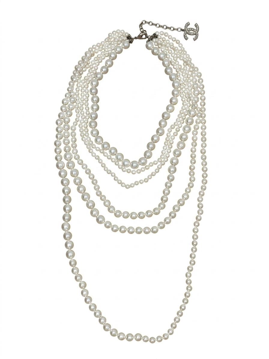 Chanel Multi-Strand Pearl Necklace