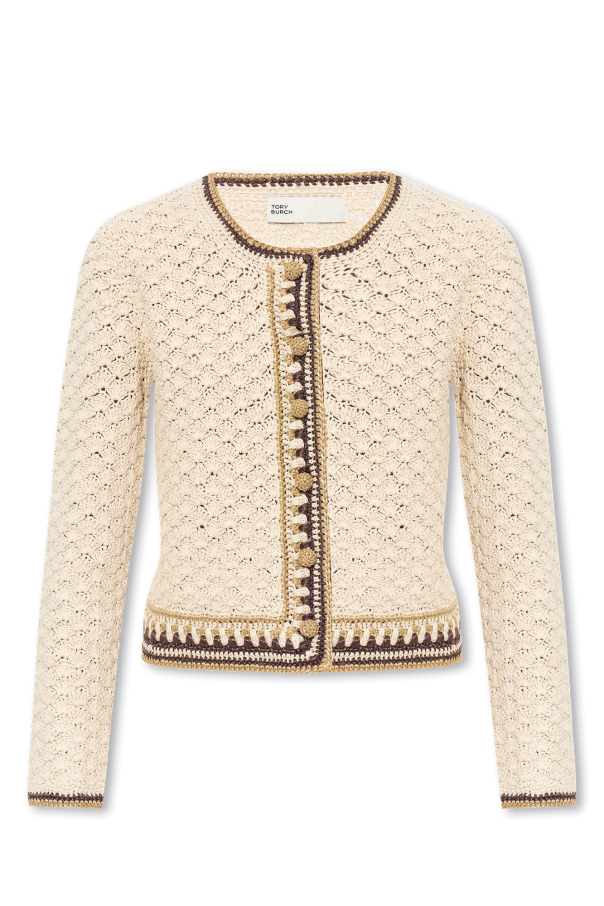 Tory burch cotton on sale cardigan