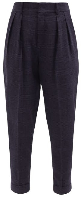 Isabel Marant Oceyo Prince of Wales Check Trousers