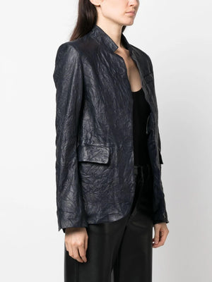 Zadig & Voltaire Verys Crinkled Leather Jacket