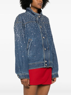 Alessandra Rich Embellished Denim Jacket