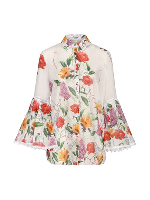 Charo Ruiz Ibiza Aster Printed Cotton Blouse