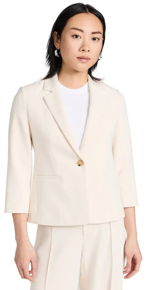 Vince Shrunken Crepe Blazer