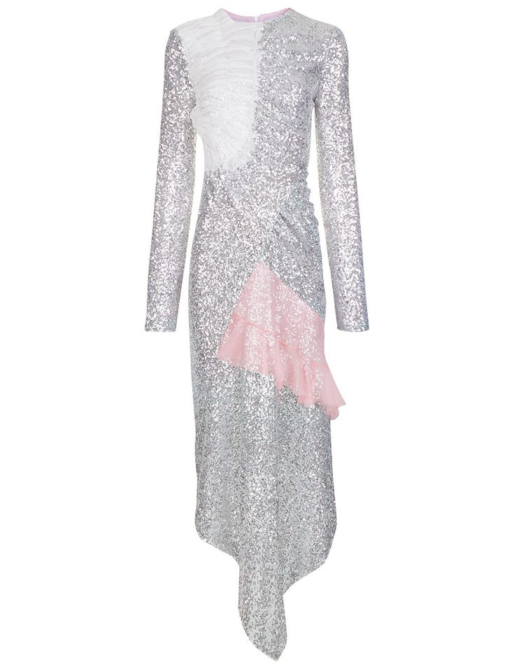 Preen By Thornton Bregazzi Meda Sequin Embellished Dress