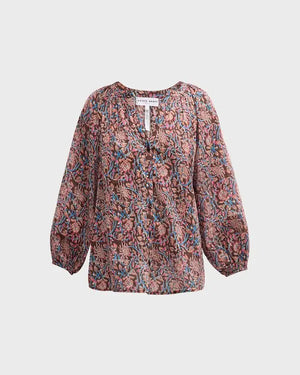 Apiece Apart Mitte Floral Printed Cotton Blouse