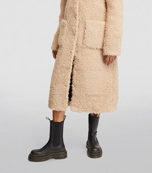 Bottega Veneta Tire Leather Chelsea Ankle Boots