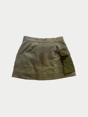 La Fetiche Lala Surplus Cotton Mini Skirt