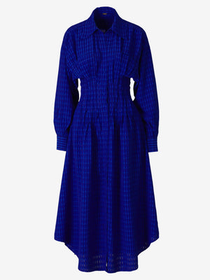 Cult Gaia Eden Textured Gingham Dress