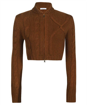 Max Mara Fasto Cropped Cashmere and Wool-Blend Cardigan