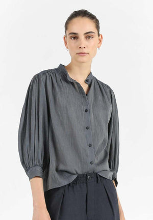 Masscob Balboa Striped Cotton Blouse