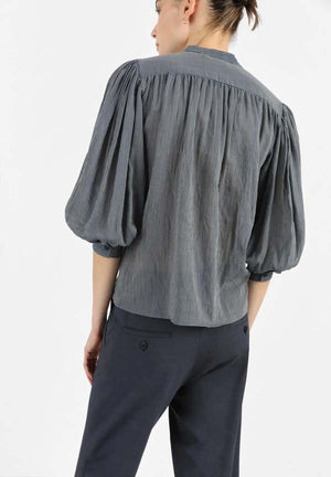 Masscob Balboa Striped Cotton Blouse