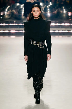 Isabel Marant Milda Studded Leather Waist Belt