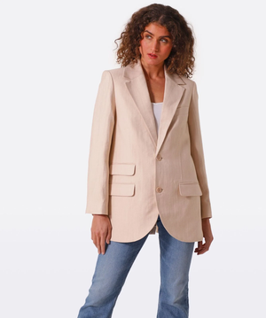Zadig and Voltaire Violet Linen Mix Blazer