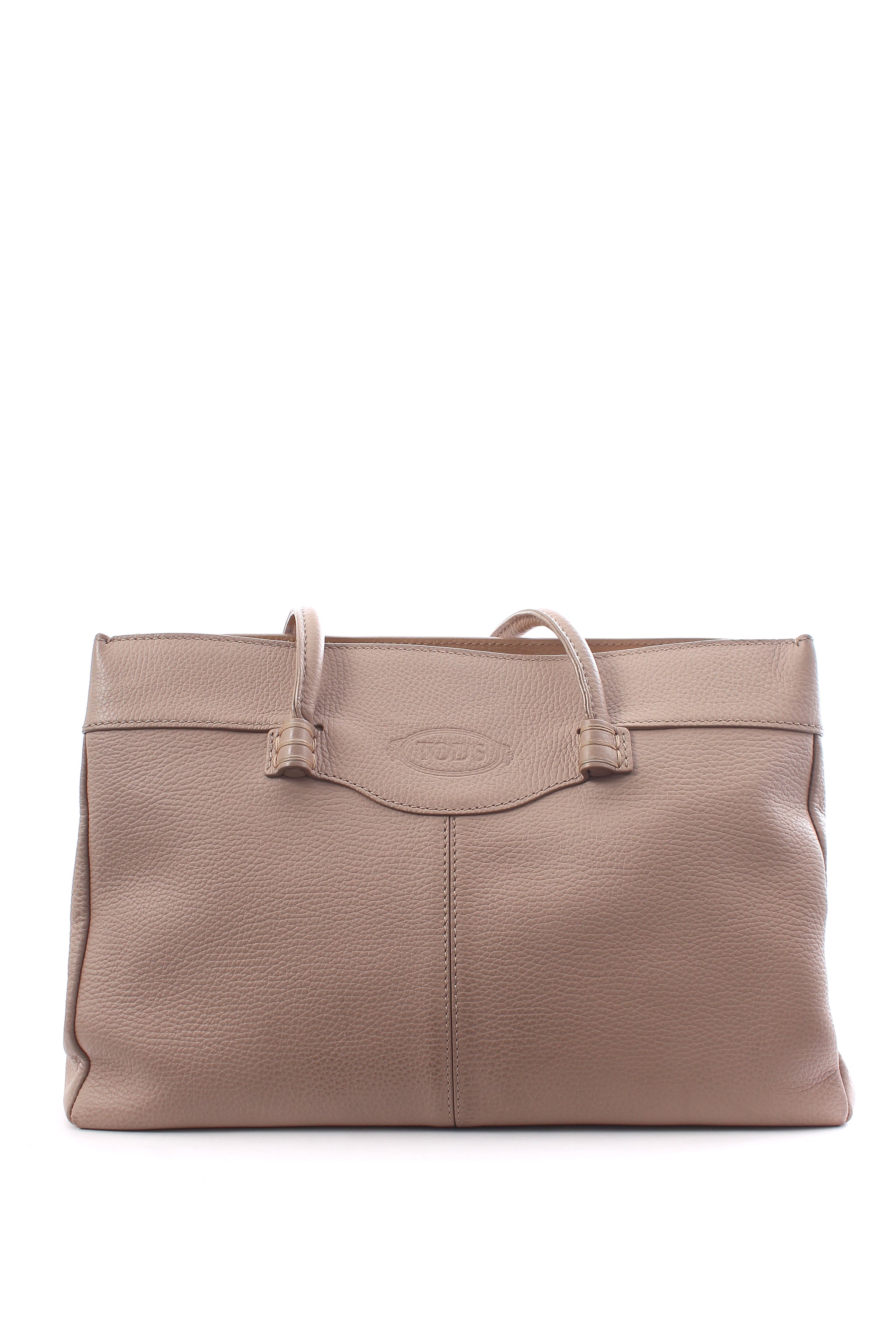 Tod's Mocassino Leather Shoulder Tote Bag
