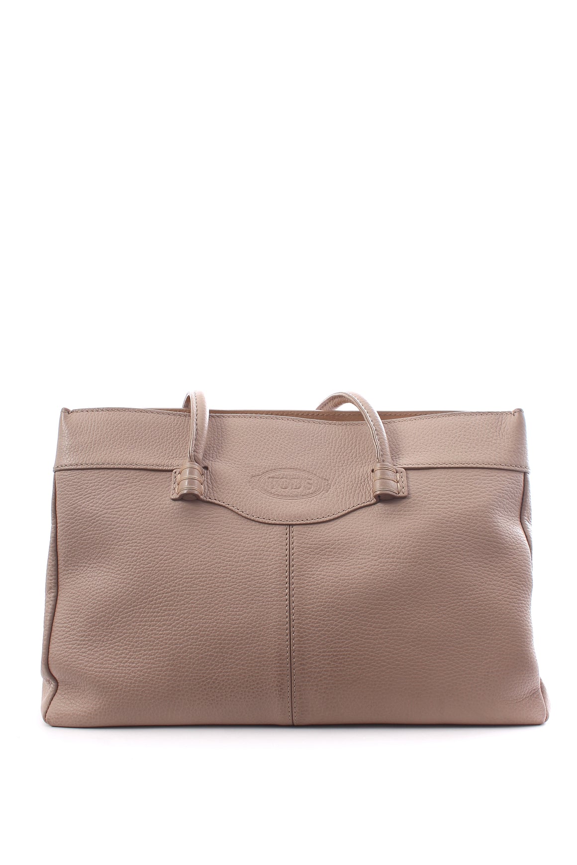Tod's Mocassino Leather Shoulder Tote Bag