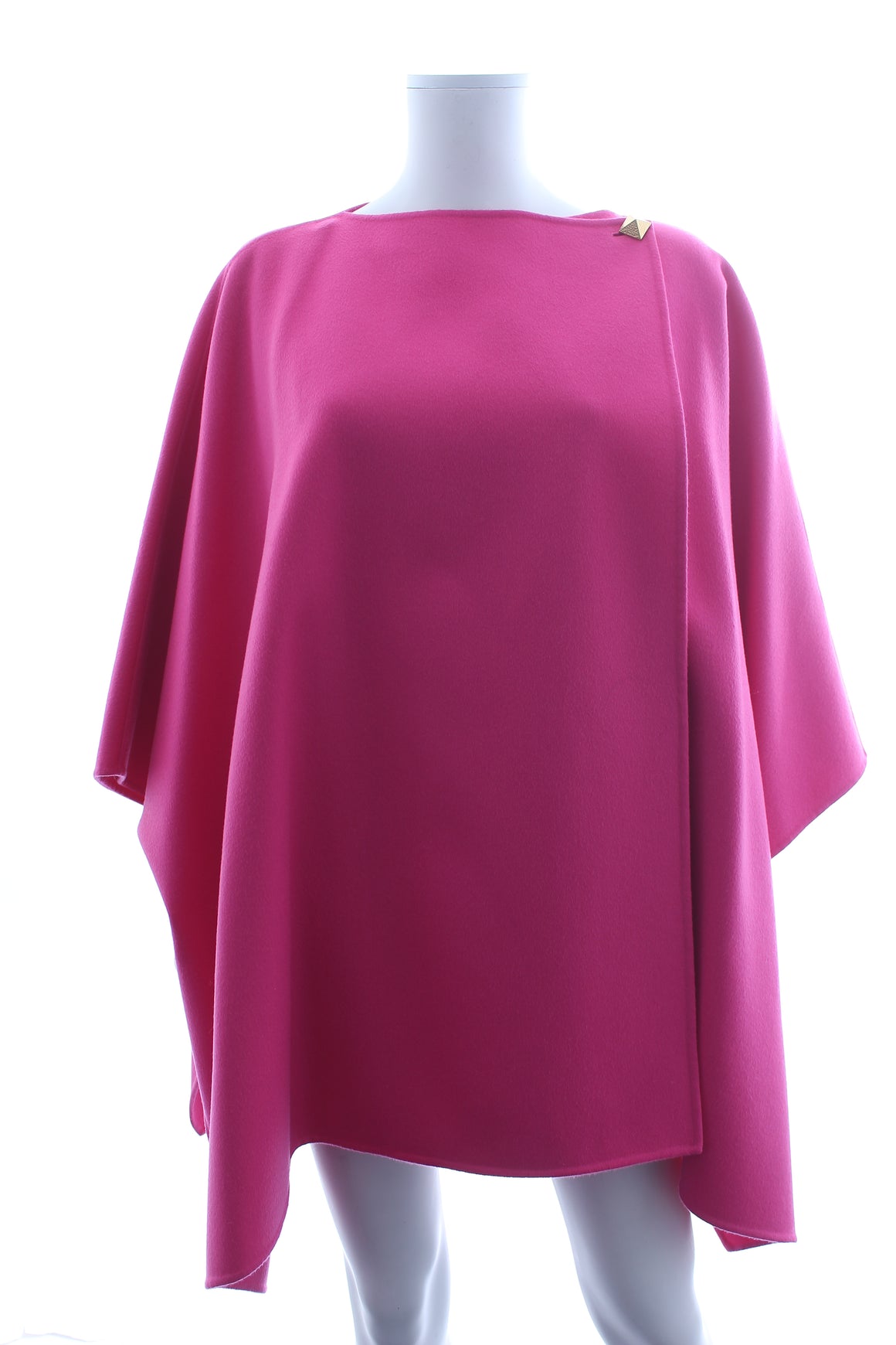 Valentino Garavani Draped Button Wool-Cashmere Cape