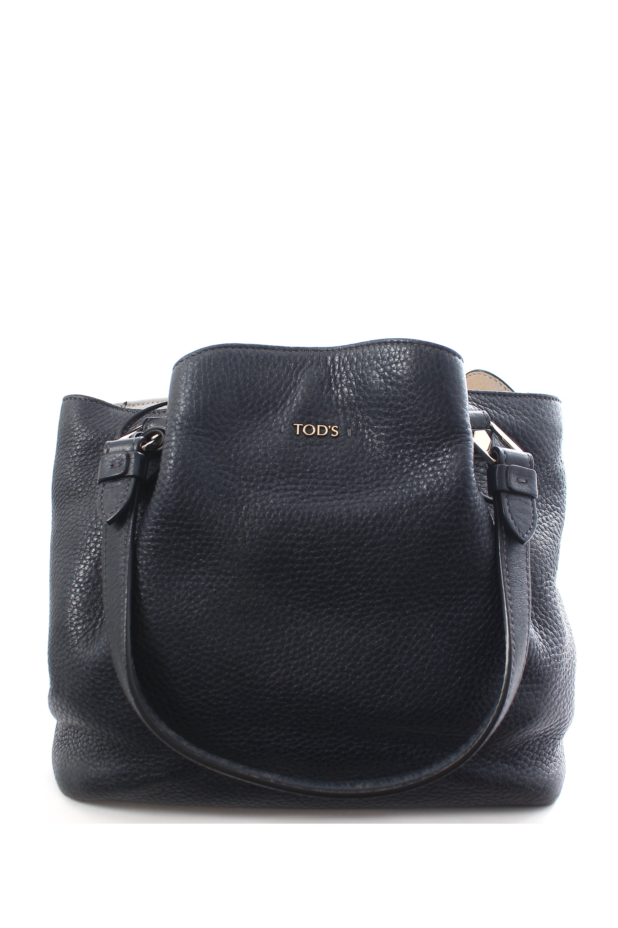 Tod's Flower Leather Shoulder Tote Bag