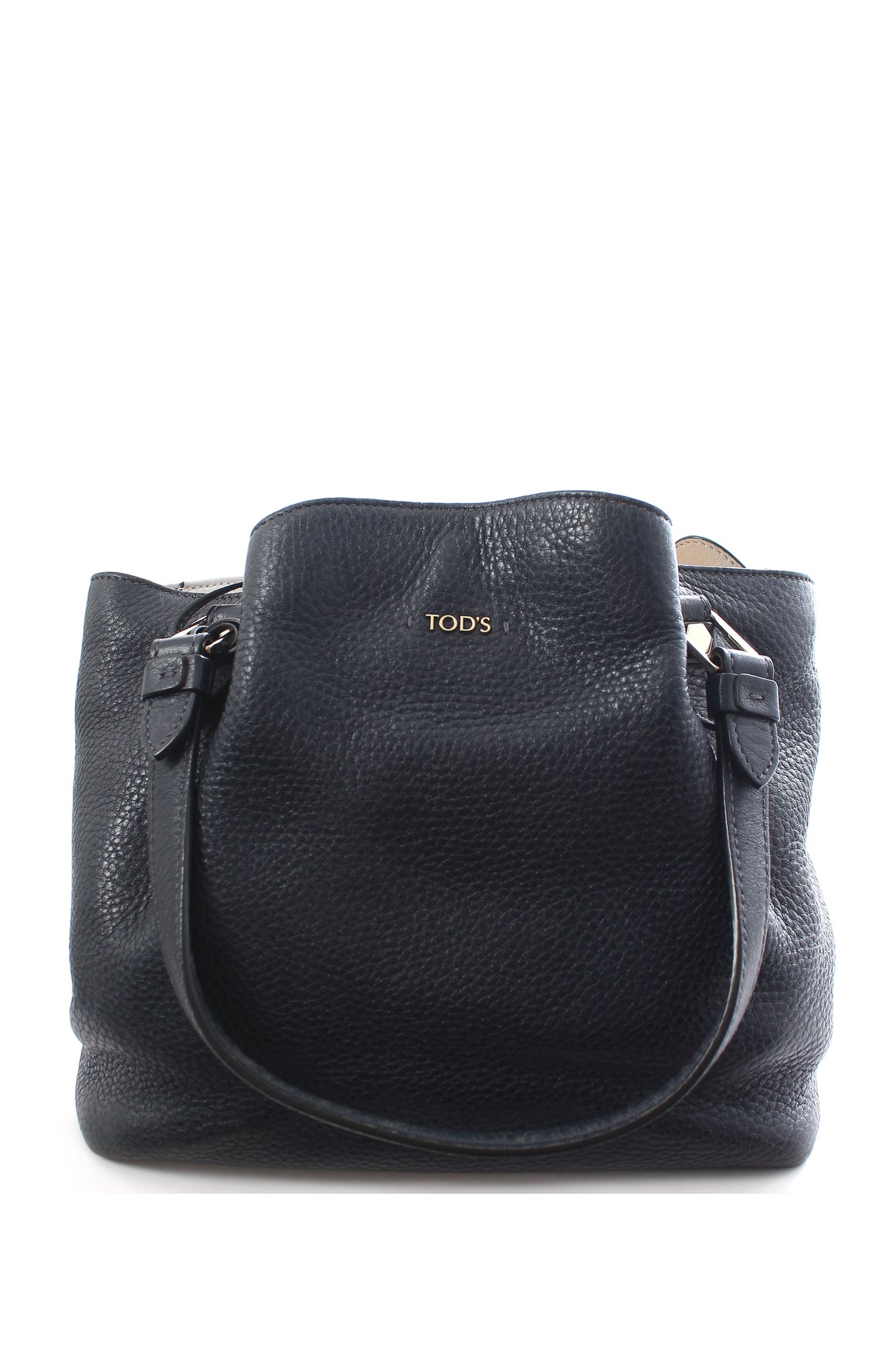 Tod's Flower Leather Shoulder Tote Bag
