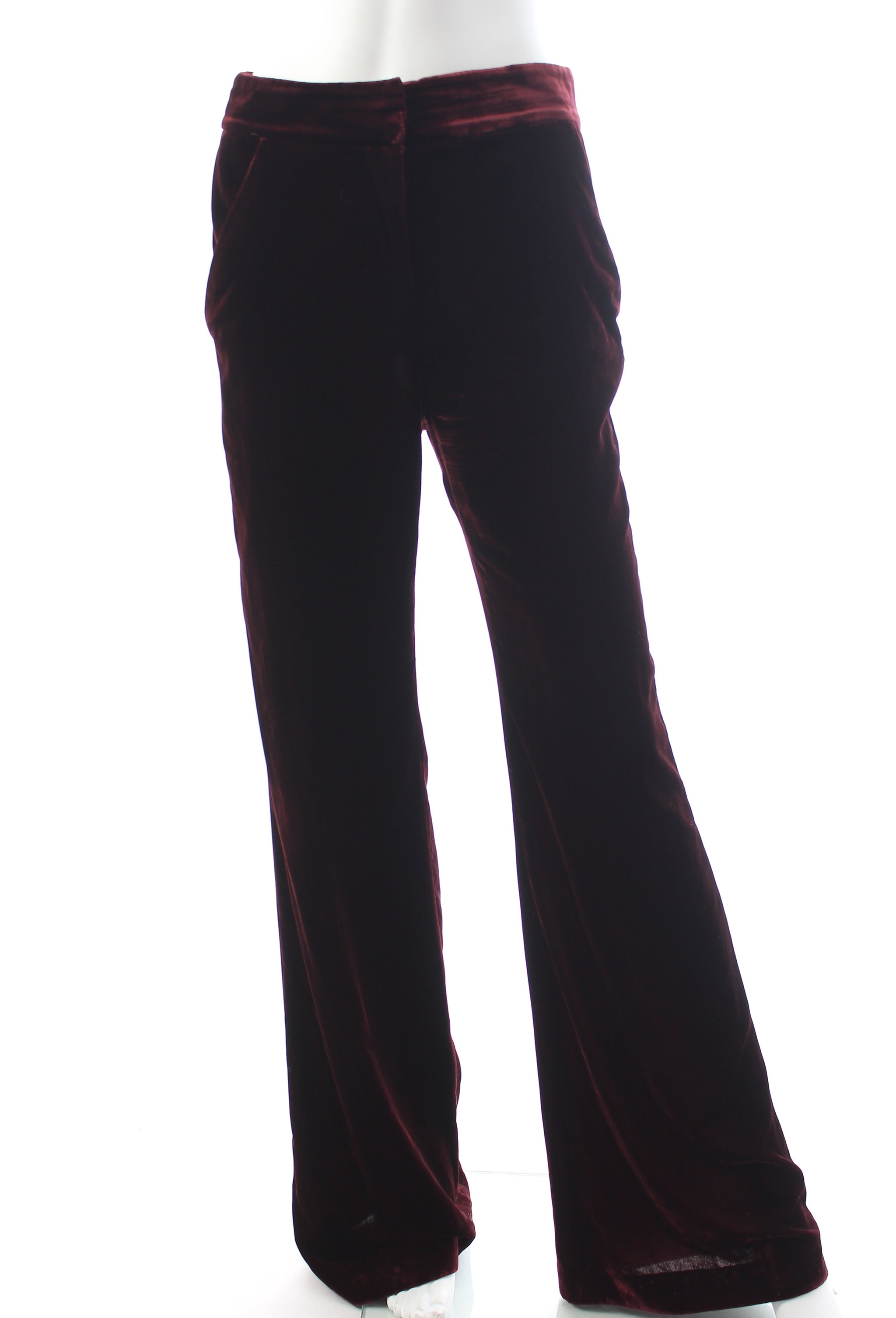 Veronica Beard Lebone Velvet Flare Trousers