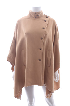 Chloe Wool and Cashmere-Blend Cape Coat