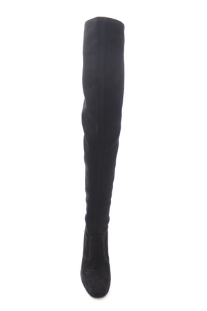 Saint Laurent Stretch-Suede Over-the-knee Boots