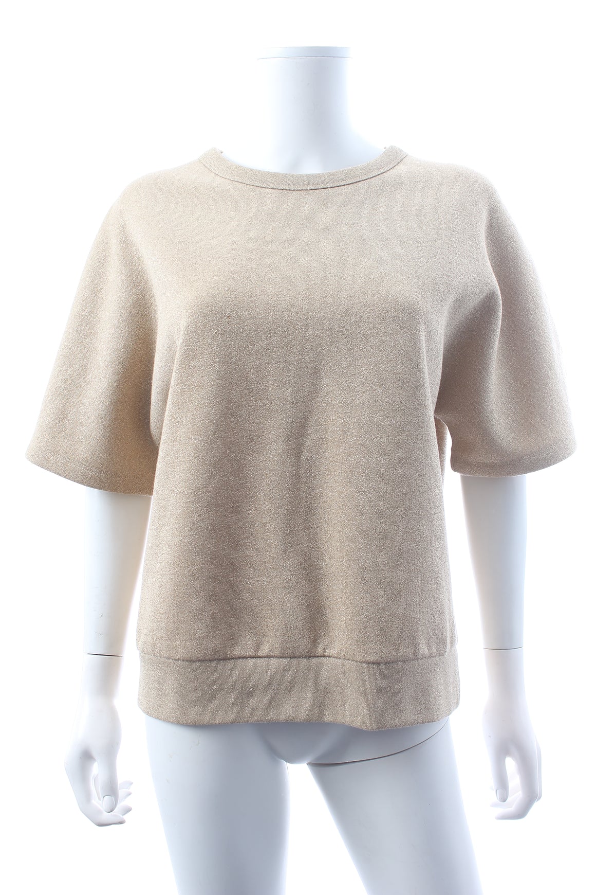 Dries Van Noten Metallic Short Sleeve Sweatshirt