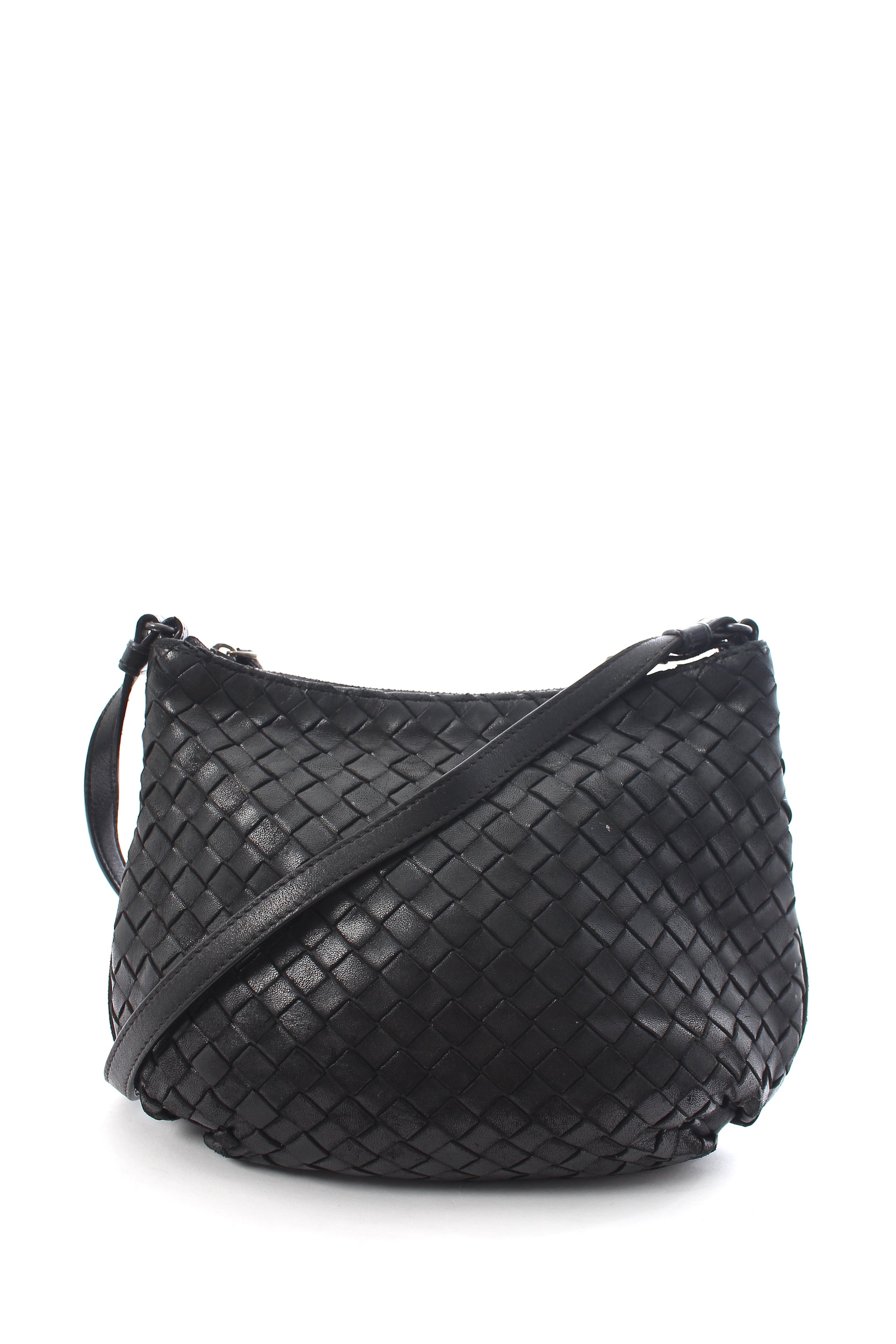 Bottega Veneta Intrecciato Leather Crossbody Bag