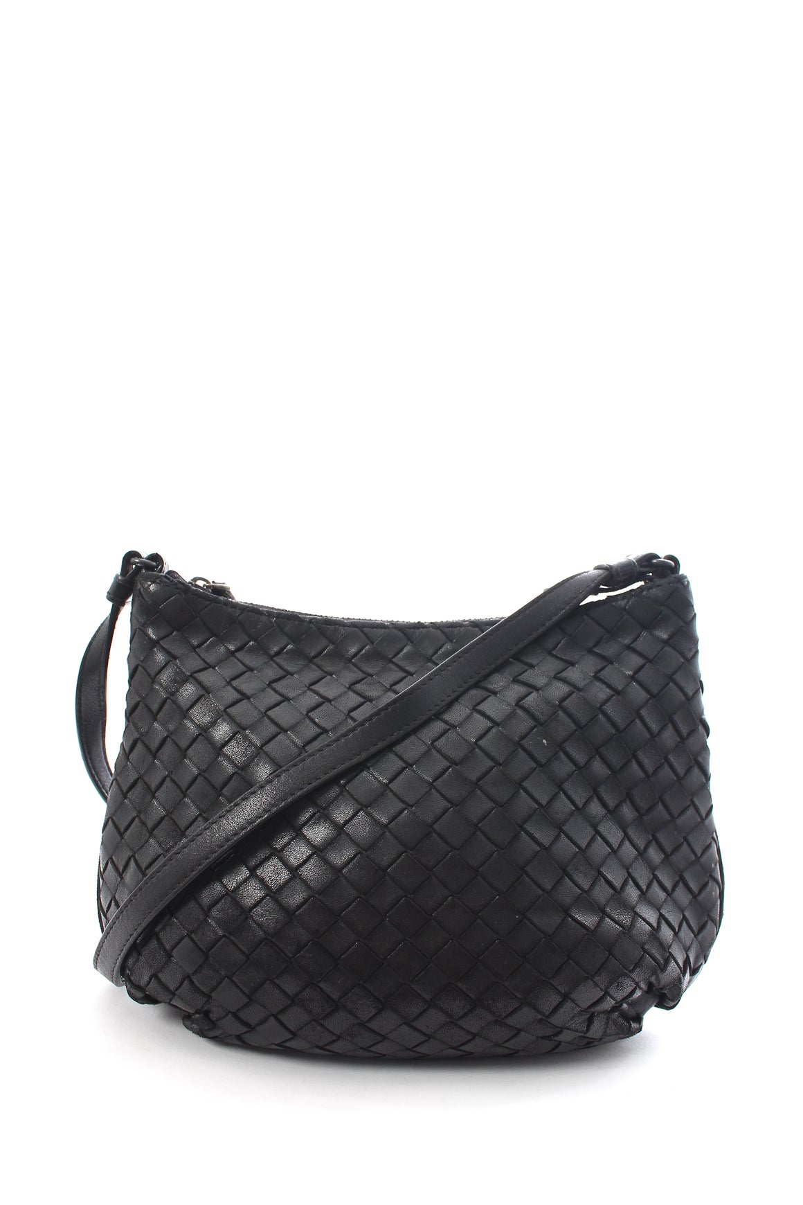 Bottega Veneta Intrecciato Leather Crossbody Bag