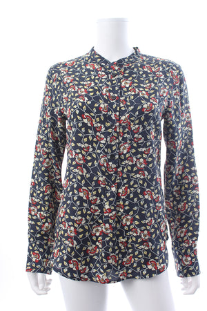 Isabel Marant Ryton Floral Printed Silk Blouse