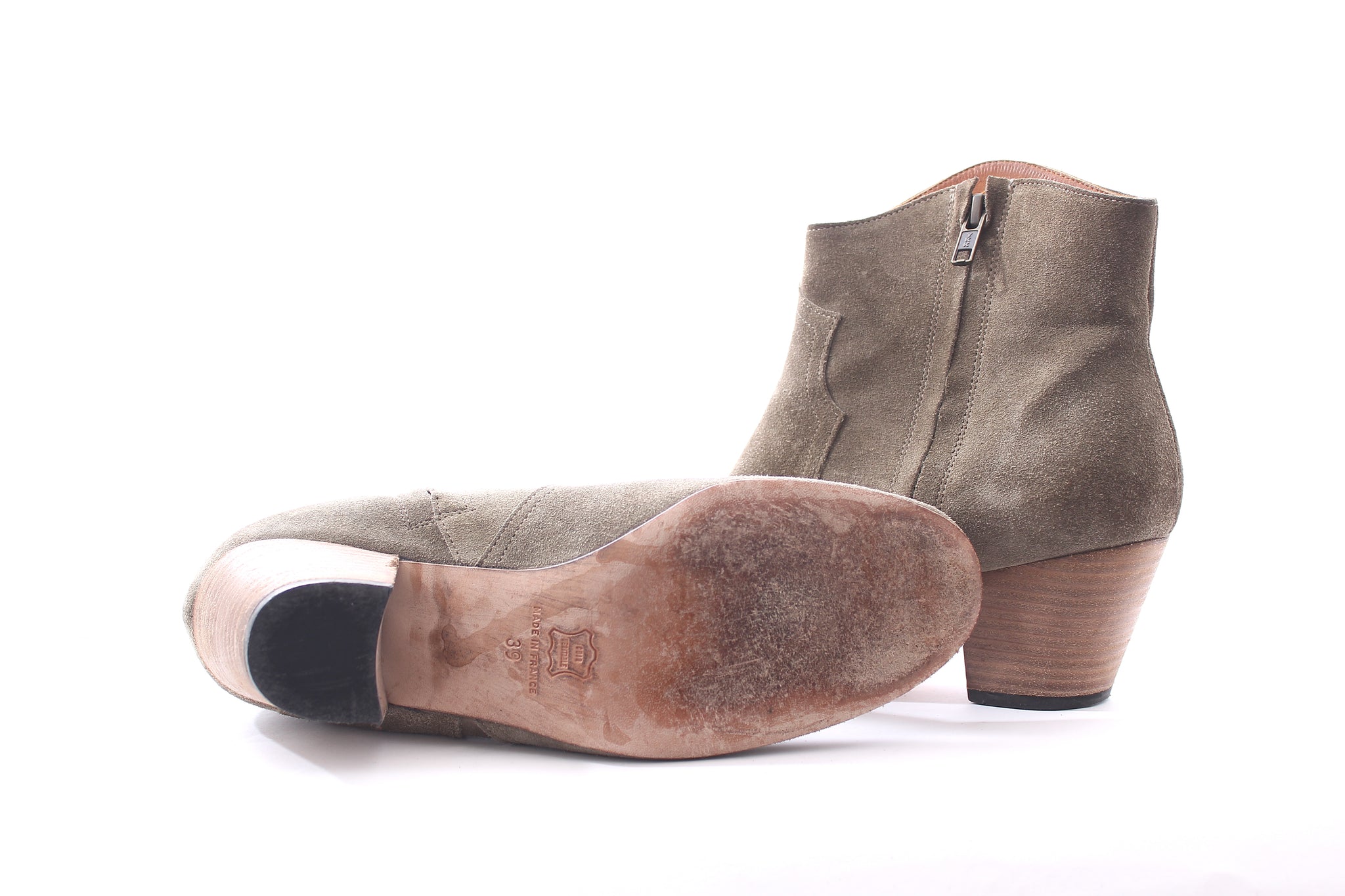 Isabel marant dicker hot sale suede ankle boots