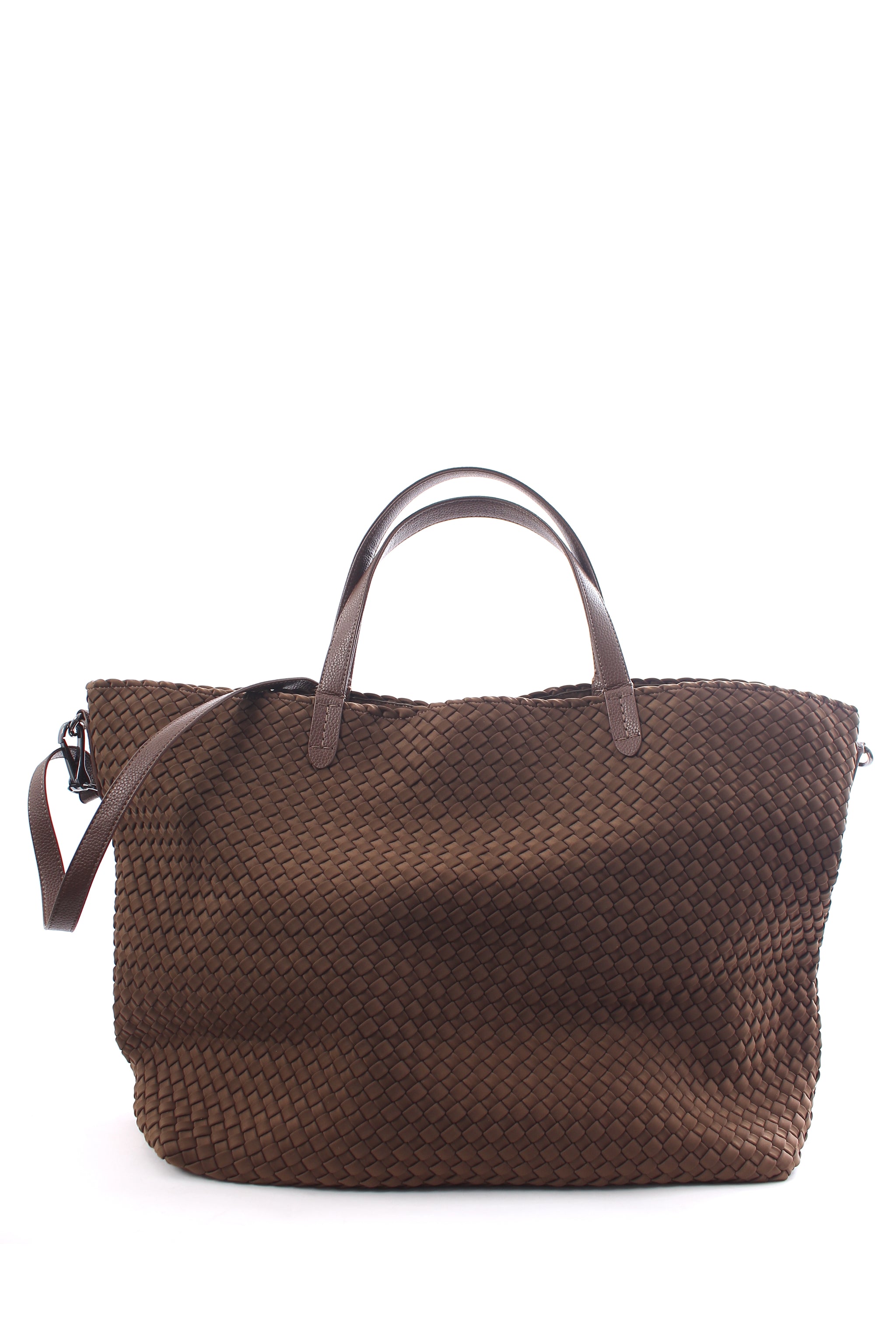 Naghedi Large Geneva Weekender Woven Bag
